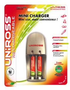 CHARGER UNIROSS COMPRESI 2AAX2100 MAH