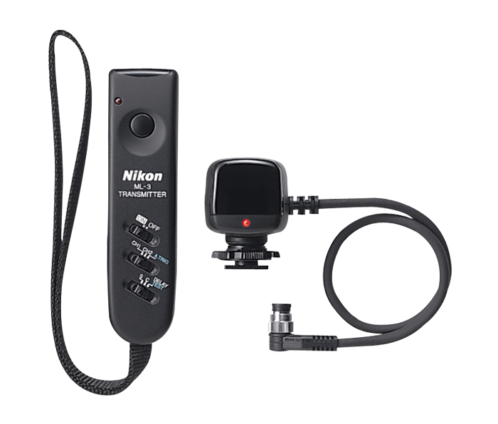 ML-3 Telecomando + Ricevitore IR su 10 poli DSLR (2 canali + trappola)