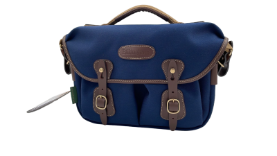Hadley Small Pro Tela Blu Navy/Bordi Cuoio cioccolato