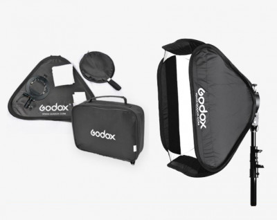 Kit Softbox 80cm con S2 Speedlite bracket (Bowens) e borsa