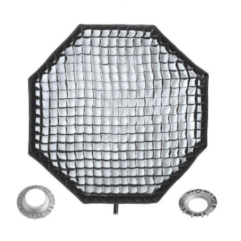 Softbox ottagonale 120cm con anello Bowens e griglia SB-FW120