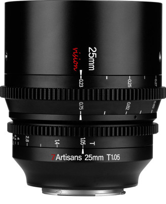 25mm T1.05 CINEMA VISION Micro Quattro Terzi