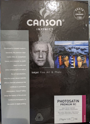 Infinity PhotoSatin Premium RC gr270 A4 25 fogli