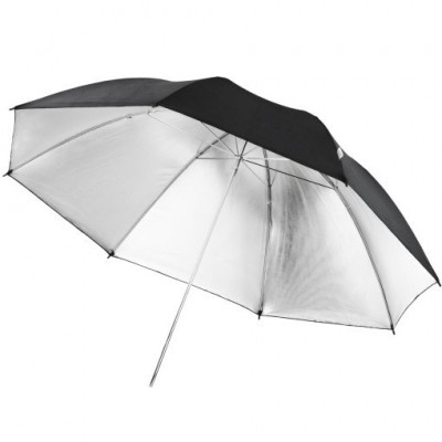 Ombrello UB-002 – Nero/Argento 84cm