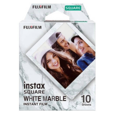 SQUARE FILM 6X6 White Marble - 10 fogli