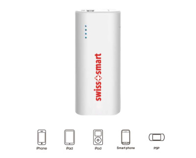 TWIN POWER BANK 3000 mAh Bianco