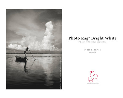 Photo Rag Bright White gr310 A2 25 fogli