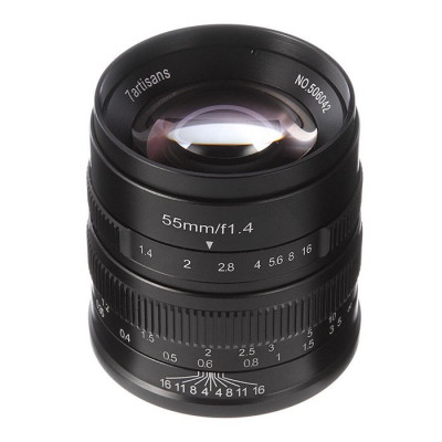 55mm f/1.4 x Sony E SILVER