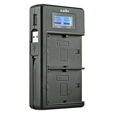 Caricabatterie doppio NP-W126 con funzione powerbank