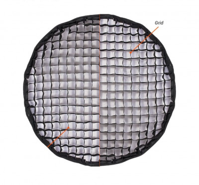 P90-G Griglia per softbox parabolico QR-P90
