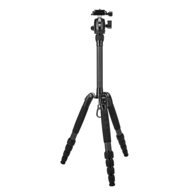 Treppiede T-025SK in Carbonio + Testa a Sfera B-00K