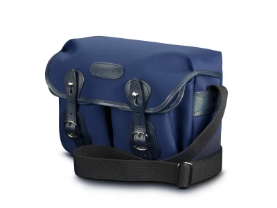 Hadley Small Tela Navy / Bordi Cuoio navy e interno cioccolato Ed. limitata