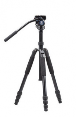 TREPPIEDE ALLUMINIO T-004SK + TESTA FLUIDA VIDEO VA-5