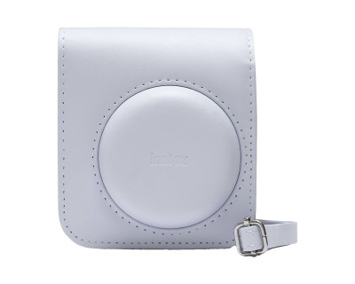 Borsa in pelle per Instax Mini 12 Clay White
