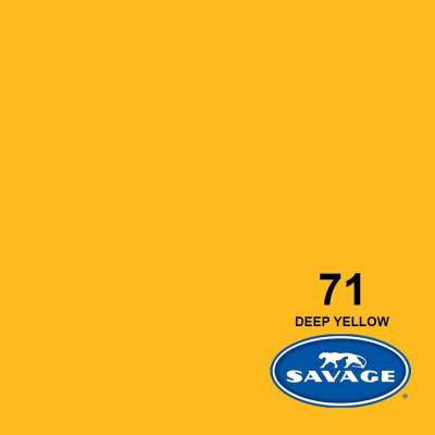 Fondale 2,72x11m Colore 71 DEEP YELLOW Seamless paper