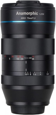 75mm f/1.8 lente anamorfica 1.33X APS-C (E Mount)