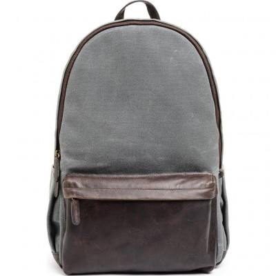 CLIFTON BACKPACK SMOKE WAXED CANVAS
