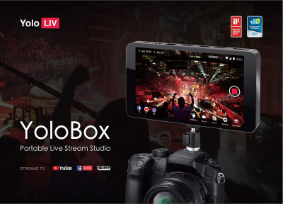 YoloBox Livestream device 7" touch screen