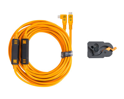 kit Cavo da USB-C a USB-C angolare destro 9,4m con piastra LeverLock