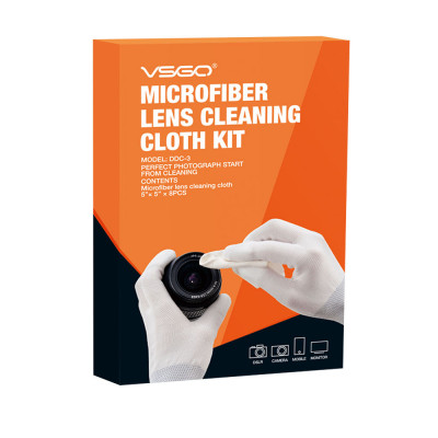 Kit 8 panni in microfibra 13x13cm per pulizia lenti