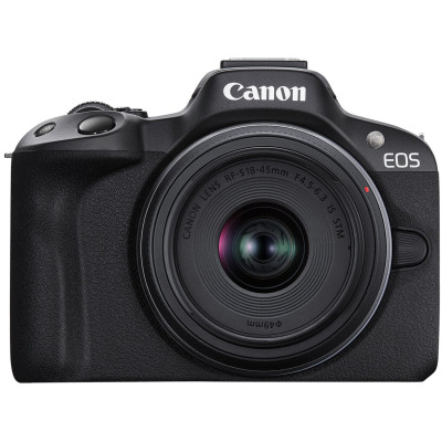 EOS R50 black + RF-S 18-45mm f/4.5-6.3 IS STM