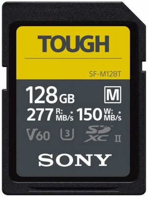 SDXC 128GB M TOUGH UHS-II U3 V60 Lettura 277MB/s Scrittura 150MB/s