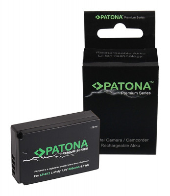 PREMIUM BATTERY Canon EOS LP-E12 (EOS M50)