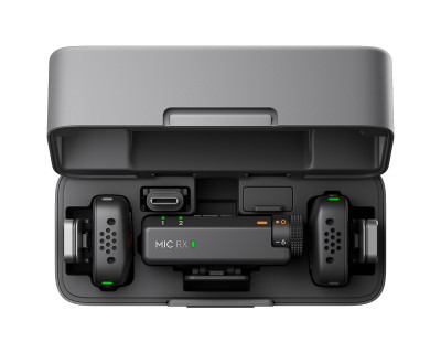 Mic Mini (2 TX + 1 RX + Custodia di ricarica)