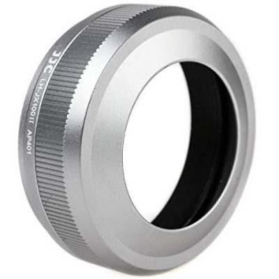Paraluce per Fuji X100 e X100S con adattatore LH-JX100II Silver
