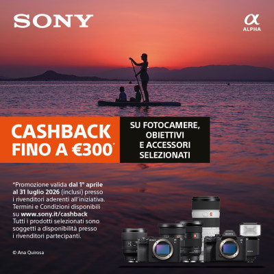 Immagine della promozione Cashback SONY