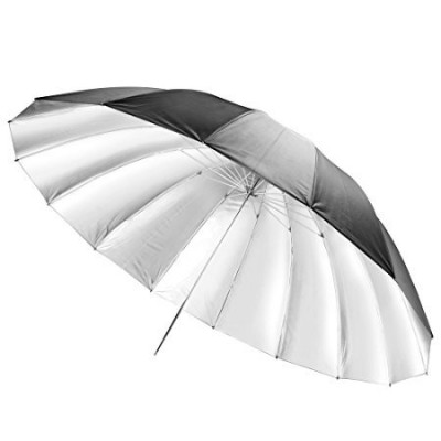 OMBRELLO D.185 NERO ARGENTO UB-L3 75