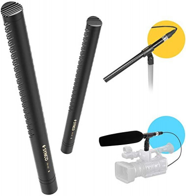 MICROFONO SHOTGUN / A CANNA DI FUCILE PROFESSIONALE IPER- CARDIOIDE PHANTOM 48V CON CAVO XLR