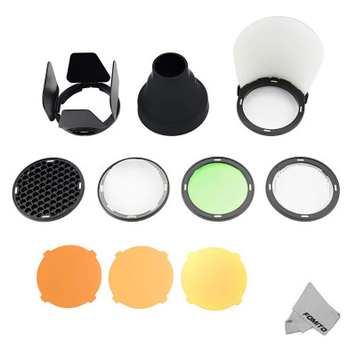AK-R1 Accessori per Flash Circolare (Godox V100, V1, V1 Pro e AD200)