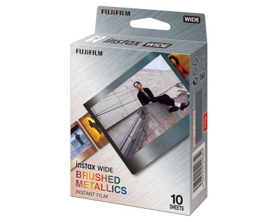 Instax WIDE Film Metallo spazzolato 10 fogli