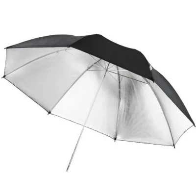 Ombrello UB-002 – Nero/Argento 101cm