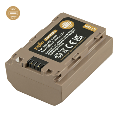 ULTRA C Sony NP-FZ100 (USB-C input) 2400mAh