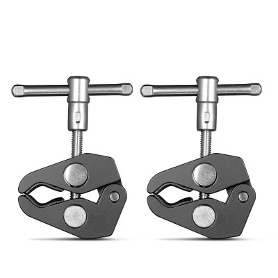 SUPER CLAMP WITH 1/4 AND 3/8 THREAD (2PZ PACK)