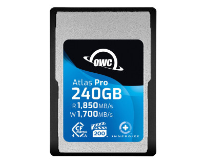 240GB Atlas Pro CFexpress Tipo A 4.0 - VPG200 R1850 MB/s W1700 MB/s + adattatore Tipo B