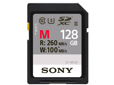 SDHC 128GB SERIE M UHS-II CL10 U3 Lettura 260MB/s - Scrittura 100MB/s