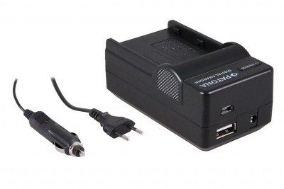 Carica batteria 4in1 per Nikon ENEL3E, EN-EL3, EN-EL3E